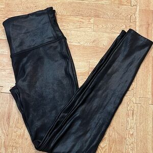 SPANX Faux Leather Leggings – Black Sculpting High Rise